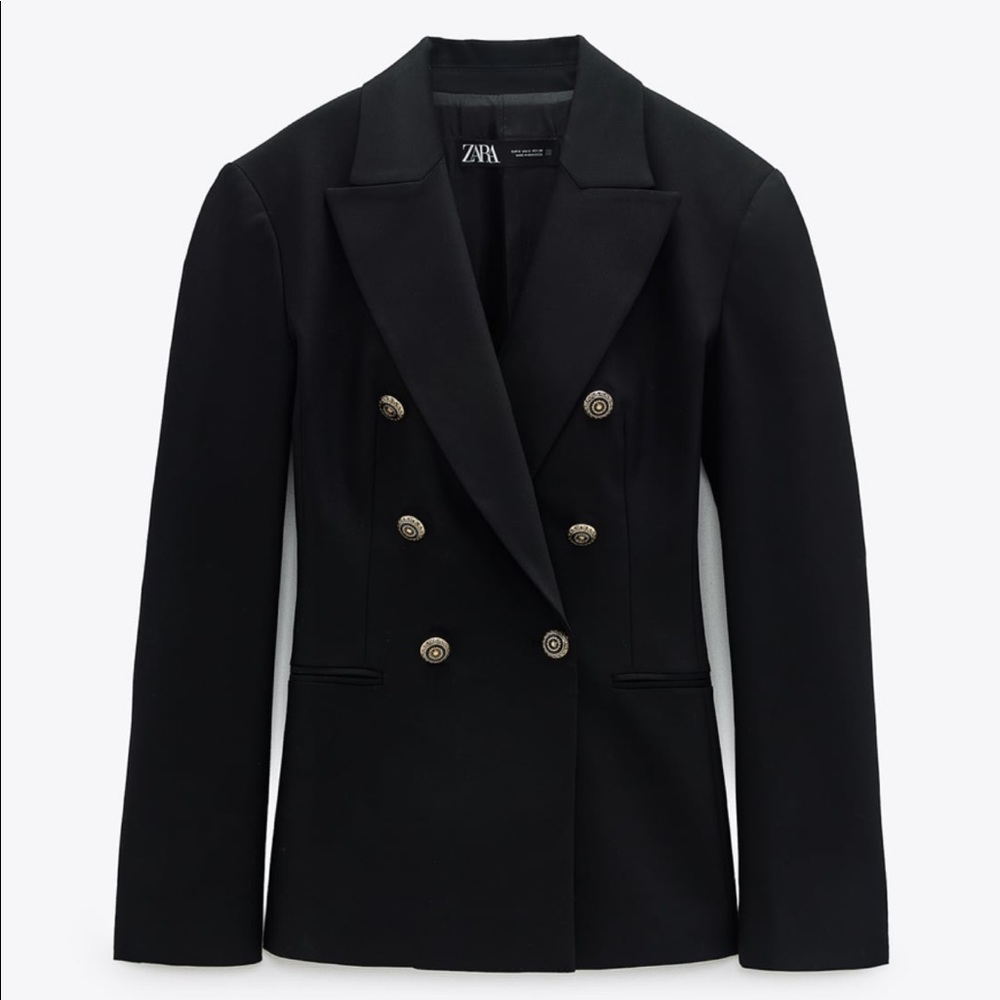LAST 1!🔥ZARA TAILORED DOUBLE BREASTED BLAZER - Picture 15 of 16